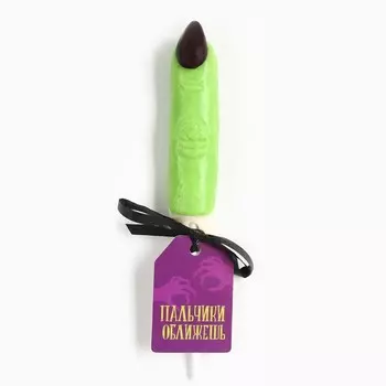 Леденец на палочке «Пальчики оближешь», вкус: яблоко, 25 г.