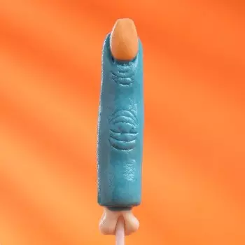 Леденец на палочке "Страшилка", синий, 25 г