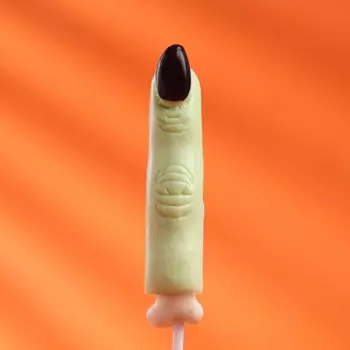 Леденец на палочке "Страшилка", зелёный, 25 г