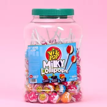 Леденец на палочке Vil Pop Milky, 16 г