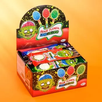 Леденец на светящейся палочке «Мозги», 10 г