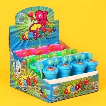 Леденец с кислой пудрой "Горшочек", 15 г