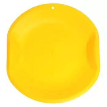 Ледянка детская круглая, жёлтая
