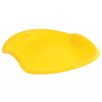 Ледянка детская круглая, жёлтая