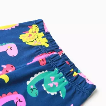 Леггинсы для девочек, цвет джинсовый, рост 104 см