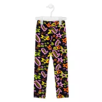 Леггинсы для девочки, цвет темно-синий/звезды, рост 98