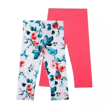 Леггинсы для девочки, рост 110 см, 2 шт