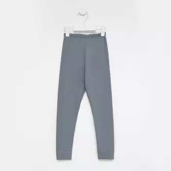 Леггинсы для девочки (термо), цвет синий, рост 134 см (36)