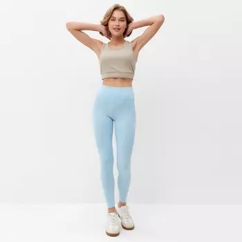 Легинсы спортивные женские MINAKU цвет голубой, размер 42