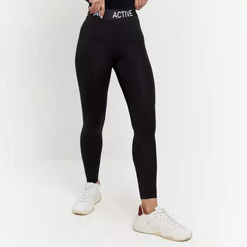 Леггинсы женские, цвет чёрный, размер 48