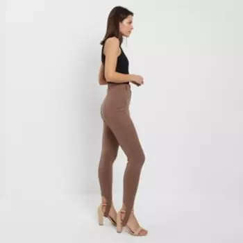 Брюки женские MINAKU: Casual Collection цвет кофе, размер 44