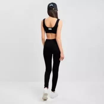 Леггинсы женские Mist Old School размер 42 (рост 165), цвет чёрный