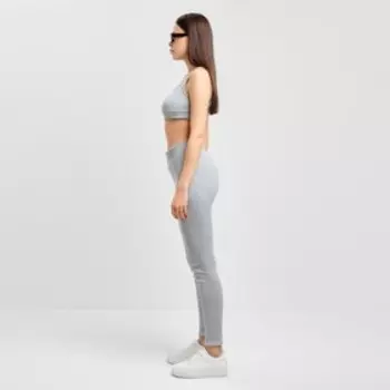 Леггинсы женские Mist Old School размер 42 (рост 165), цвет серый