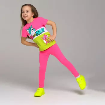 Легинсы для девочек, рост 98 см