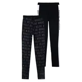 Легинсы для девочки PlayToday, рост 128 см, 2 шт