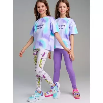 Легинсы для девочки PlayToday, рост 134 см