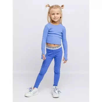 Легинсы для девочки, рост 170 см, цвет фиолетовый