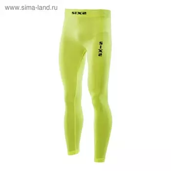 Легинсы SIXS PNX Color, размер XL, жёлтый