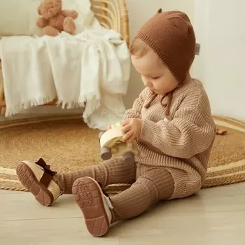 Леггинсы SL HOME, рост 62-68 см, кофейные