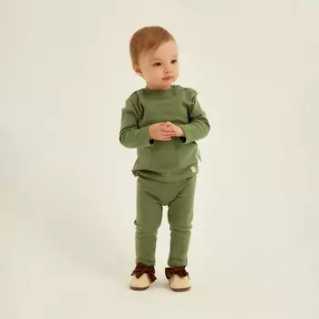 Леггинсы SL HOME, рост 68-74 см, оливковые