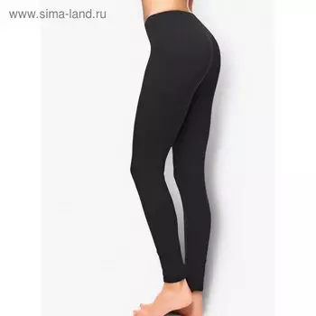 Легинсы женские, размер 44, рост 176 см, цвет чёрный