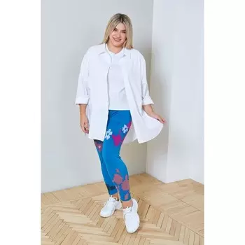 Легинсы женские, размер 68, цвет синий