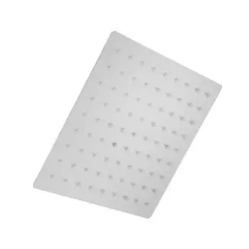 Лейка стационарная ZEIN Z020, квадратная, 20 х 20 см, 1 режим, полированная нерж. сталь