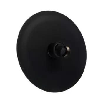 Лейка стационарная ZEIN Z2353, круглая, d=15 см, 1 режим, нержавеющая сталь, черный