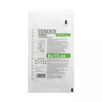 Лейкопластырь Teneris, фиксирующий на нетканой основе, 815 см