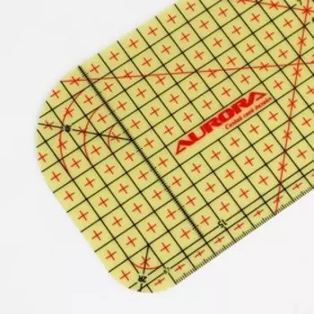 Лекало портновское метрическое, жаропрочное, 20 10 см, цвет жёлтый