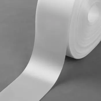 Лента атласная, 50 мм 100 ± 5 м, цвет тёплый белый