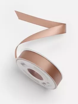 Лента атласная TEIRA, двухсторонняя, 20 мм, 25±1 м, бежевая №812