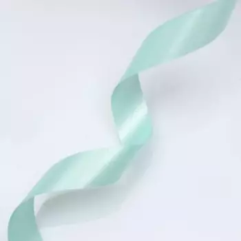 Лента для декора и подарков, тиффани 2 см х 100 м