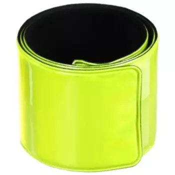 Лента Dream Bike, светоотражающая, 30х340мм, на ногу/на руку, самозатягивающаяся, цвет жёлтый