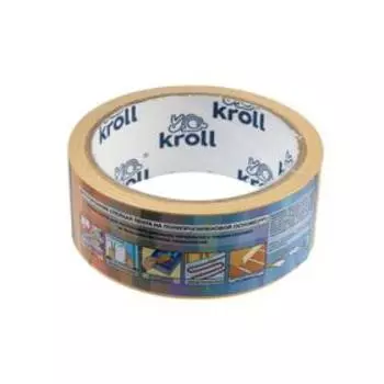 Лента двусторонняя Kroll, клейкая, РР, 38 мм х 10 м