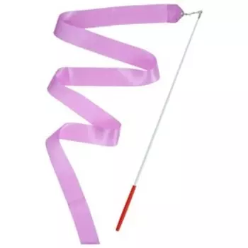 Лента для художественной гимнастики с палочкой Grace Dance, 6 м, цвет фиолетовый