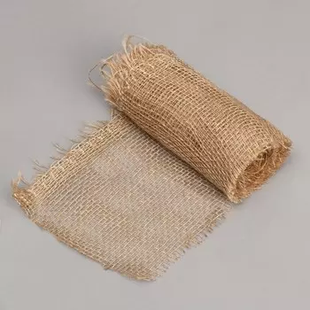 Лента из джутового полотна, 5 0,15 м, плотность 190 г/м, плетение 34/24