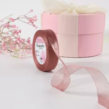 Лента капроновая, 20 мм, 20±1 м, пудровыи, №171