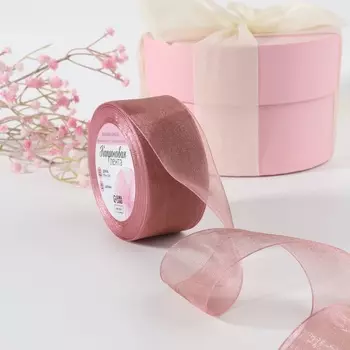 Лента капроновая, 40 мм, 20±1 м, пудровыи, №171