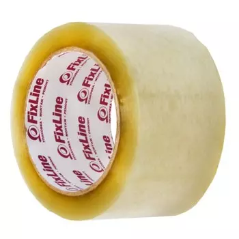Лента клейкая FixLine, прозрачная, 72 мм 95 м