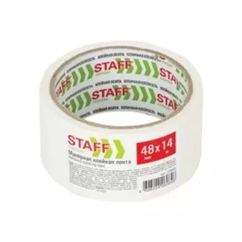 Лента малярная STAFF 229060, креппированная, клейкая, 48 мм х 14 м
