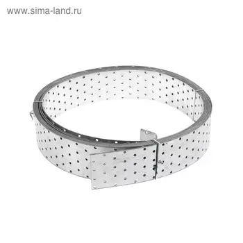 Лента монтажная перфорированная ТУНДРА krep, LM80, 10 м
