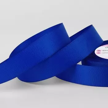 Лента репсовая, 25 мм, 23±1 м, голубая №161