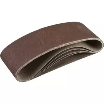 Лента шлифовальная "ЗУБР" СТАНДАРТ 35342-120, для ЛШМ, Р120, 75х533 мм, 5 шт.