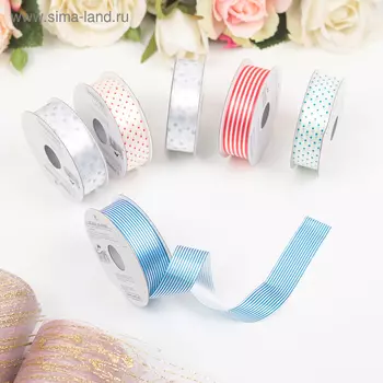 Лента упаковочная (ФАСОВКА 6 шт) микс, 1,8 см х 5 м