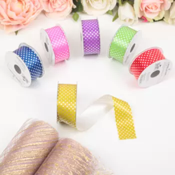 Лента упаковочная (ФАСОВКА 6 шт) 2,8 см х 5 м, цвета МИКС