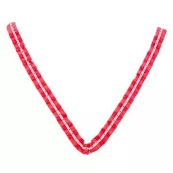 Лента "Волна", шёлк, 3 м, красная