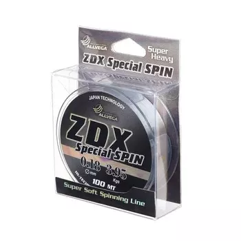 Леска Allvega ZDX Special spin диаметр 0.18 мм, тест 3.95 кг, 100 м, прозрачная
