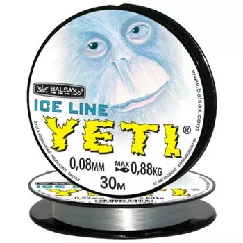 Леска BALSAX "Yeti" 30м 0,08 (0,88кг)