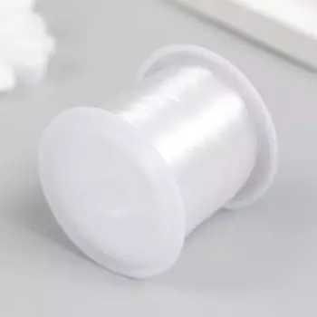 Леска для бисера 0,4 мм 100 м, белый